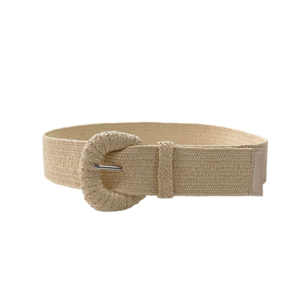 CINTO DE YUTE CON HEBILLA CIRCULAR