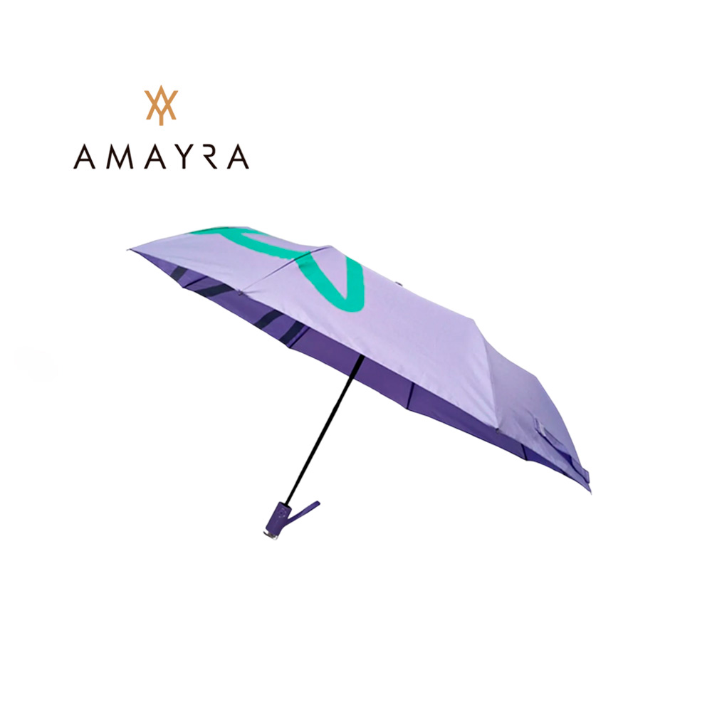PARAGUAS AMAYRA AUTOMATICO CON ESCRITURA 21.5"