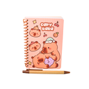 SET CUADERNO Y LAPICERA CAPIBARA