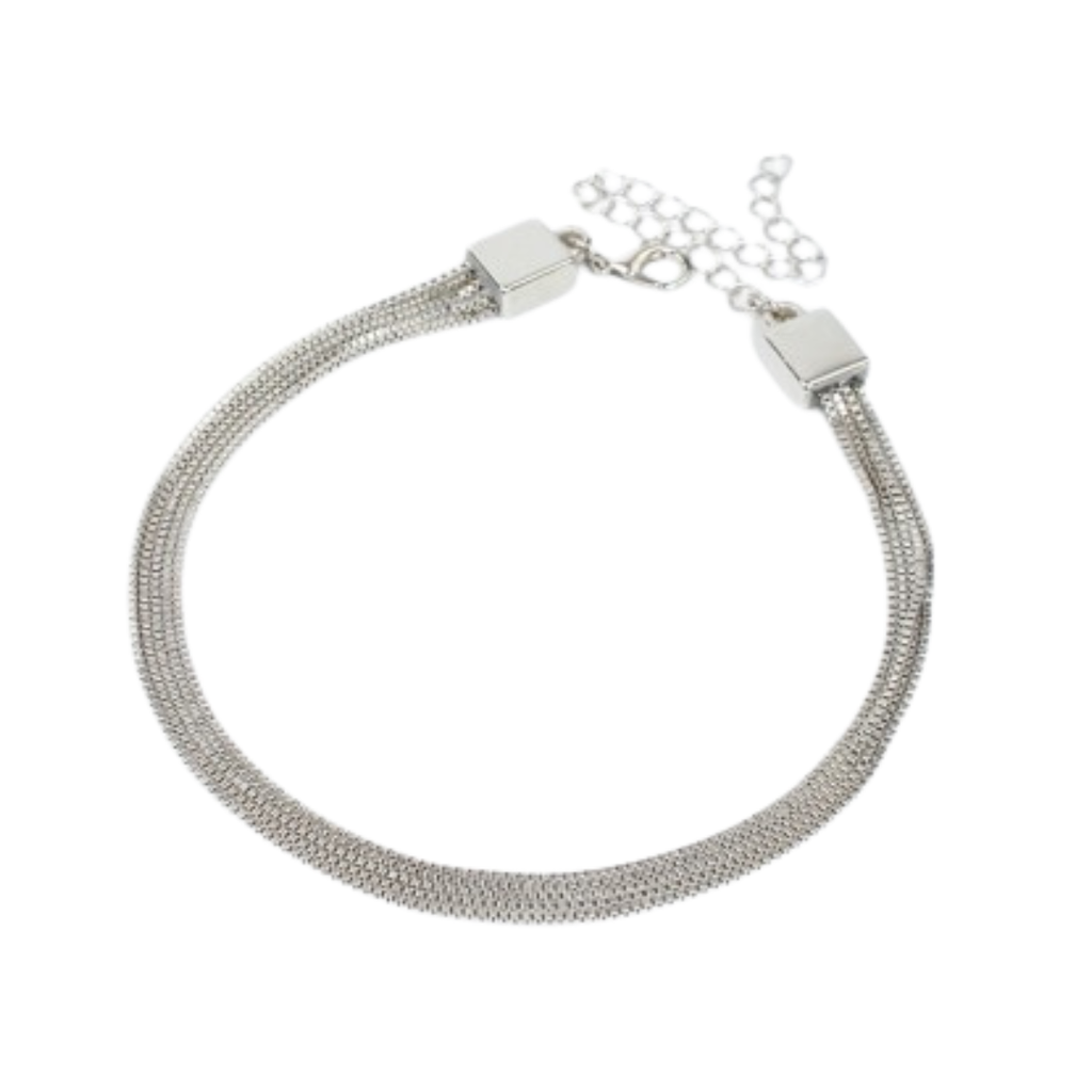 CHOKER PLATEADO