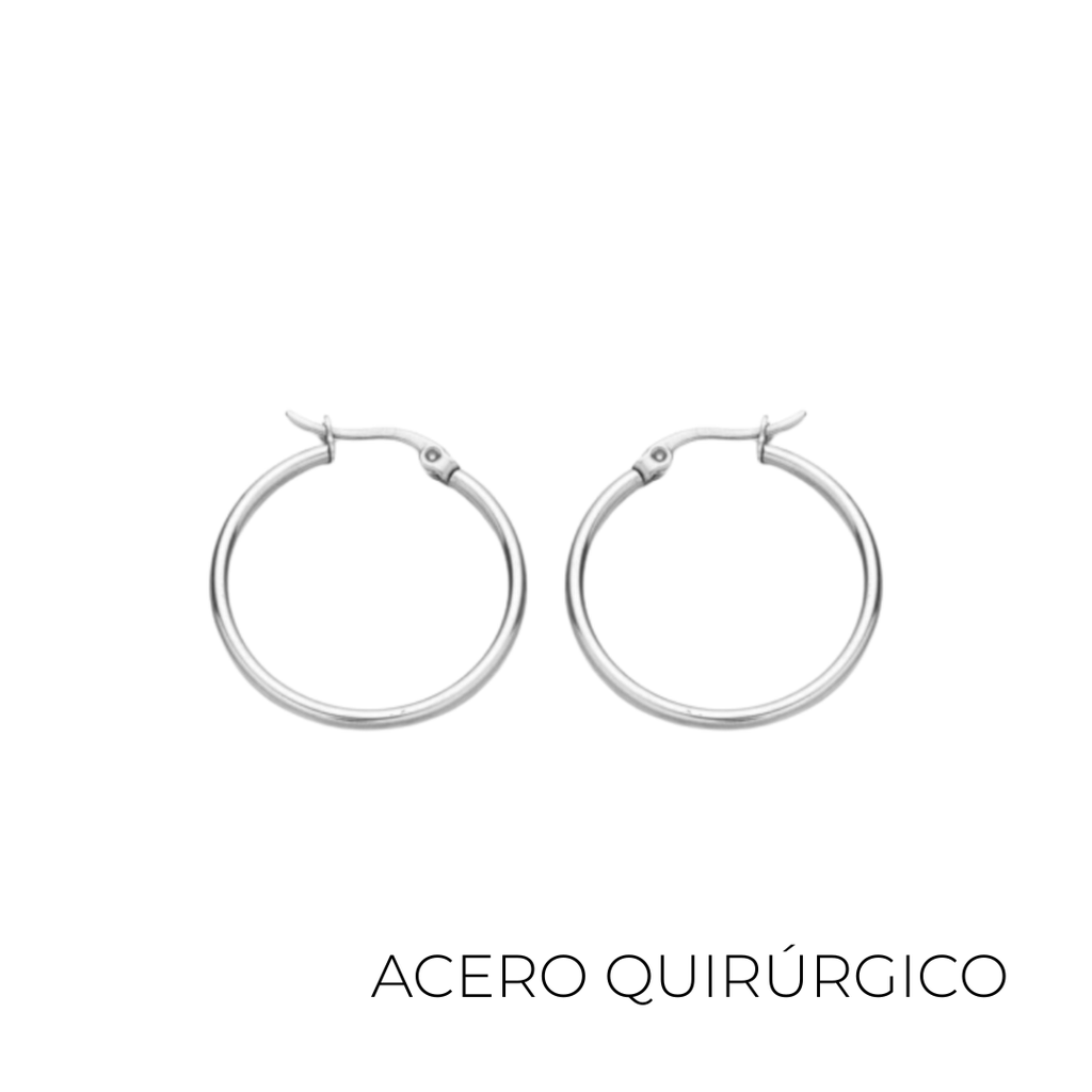 AROS ARGOLLA DE ACERO QUIRURGICO