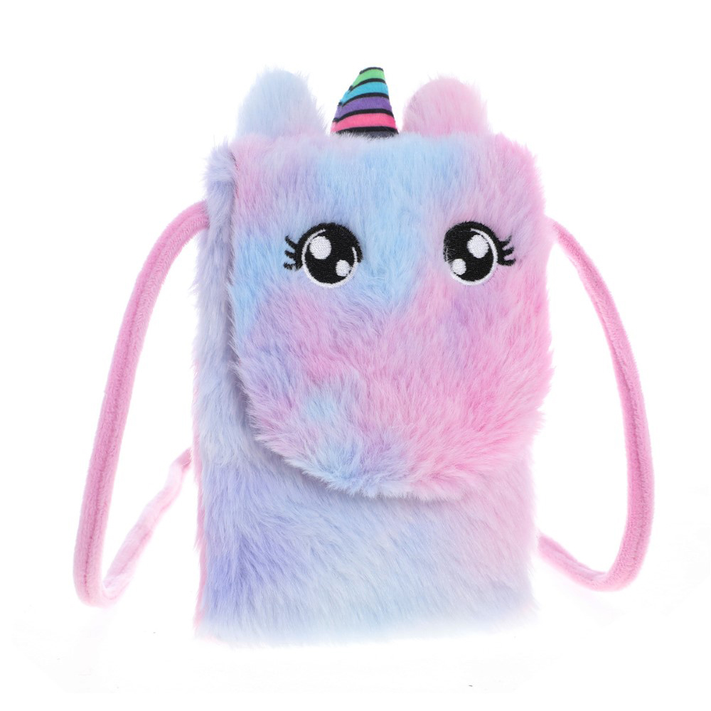 PORTACELULAR UNICORNIO PELUCHE
