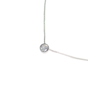 COLLAR ACERO DIJE CON STRASS