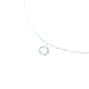 COLLAR ACERO DIJE CIRCULO CON STRASS