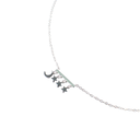 COLLAR ACERO DIJE LUNA Y ESTRELLA