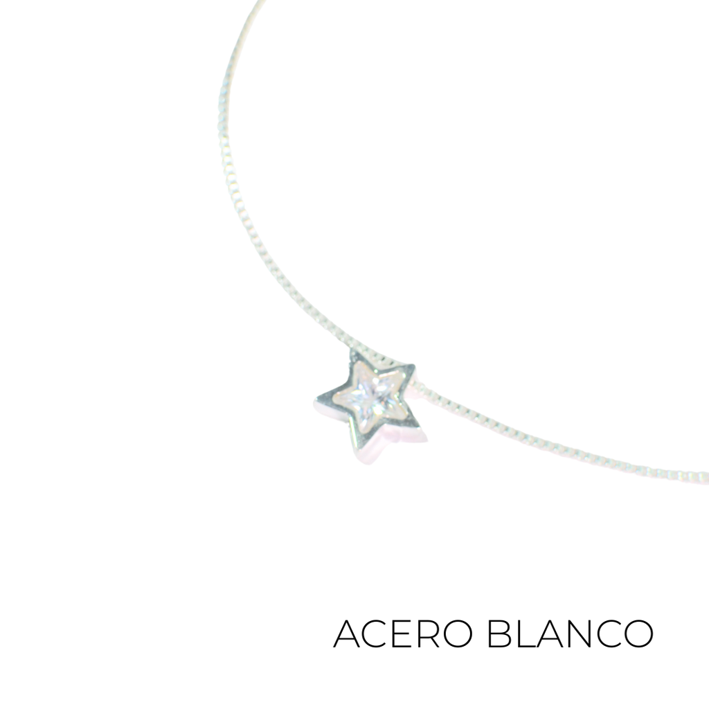 COLLAR ACERO DIJE ESTRELLA
