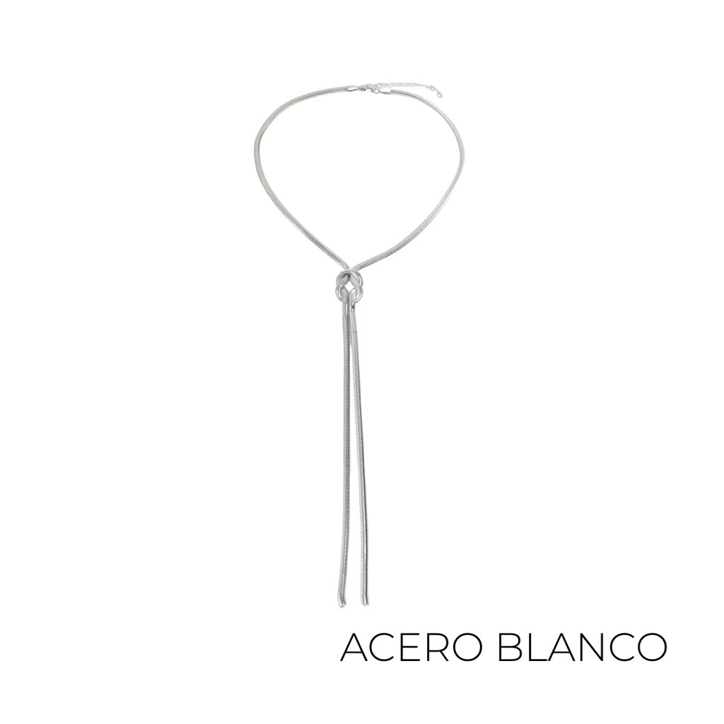 COLLAR ACERO DIJE DE NUDO