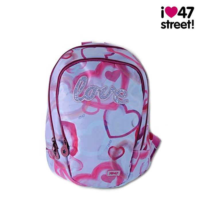 MOCHILA CORAZONES 47 STREET 12 PULGADAS