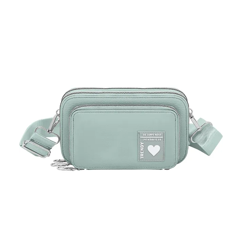 MORRAL BANDOLERA CON APLIQUE TRENDY
