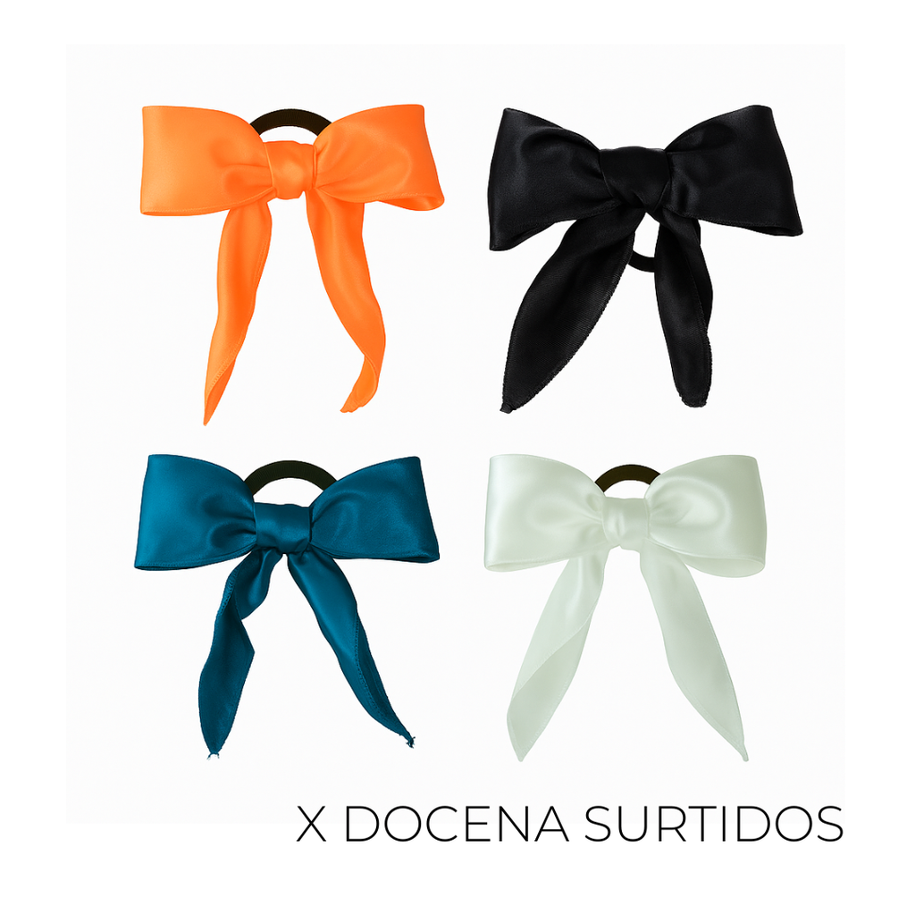 COLERO MOÑO RASO LISO X12 SURTIDOS