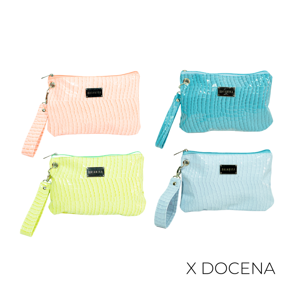 SOBRE MINI BAG CROCO LLAVERO CHARM X12