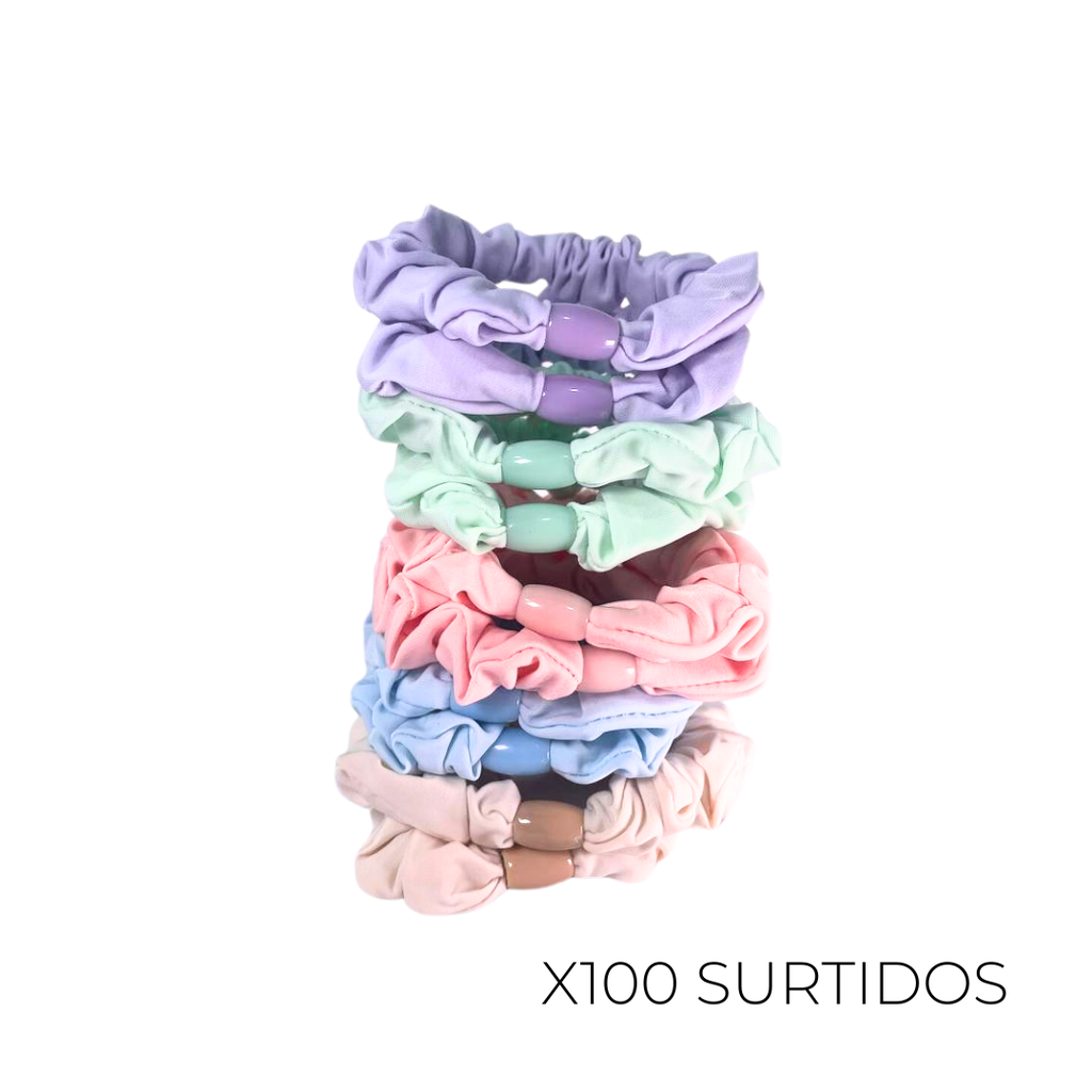 COLERO SCUNZI LISO COLOR PASTEL X100