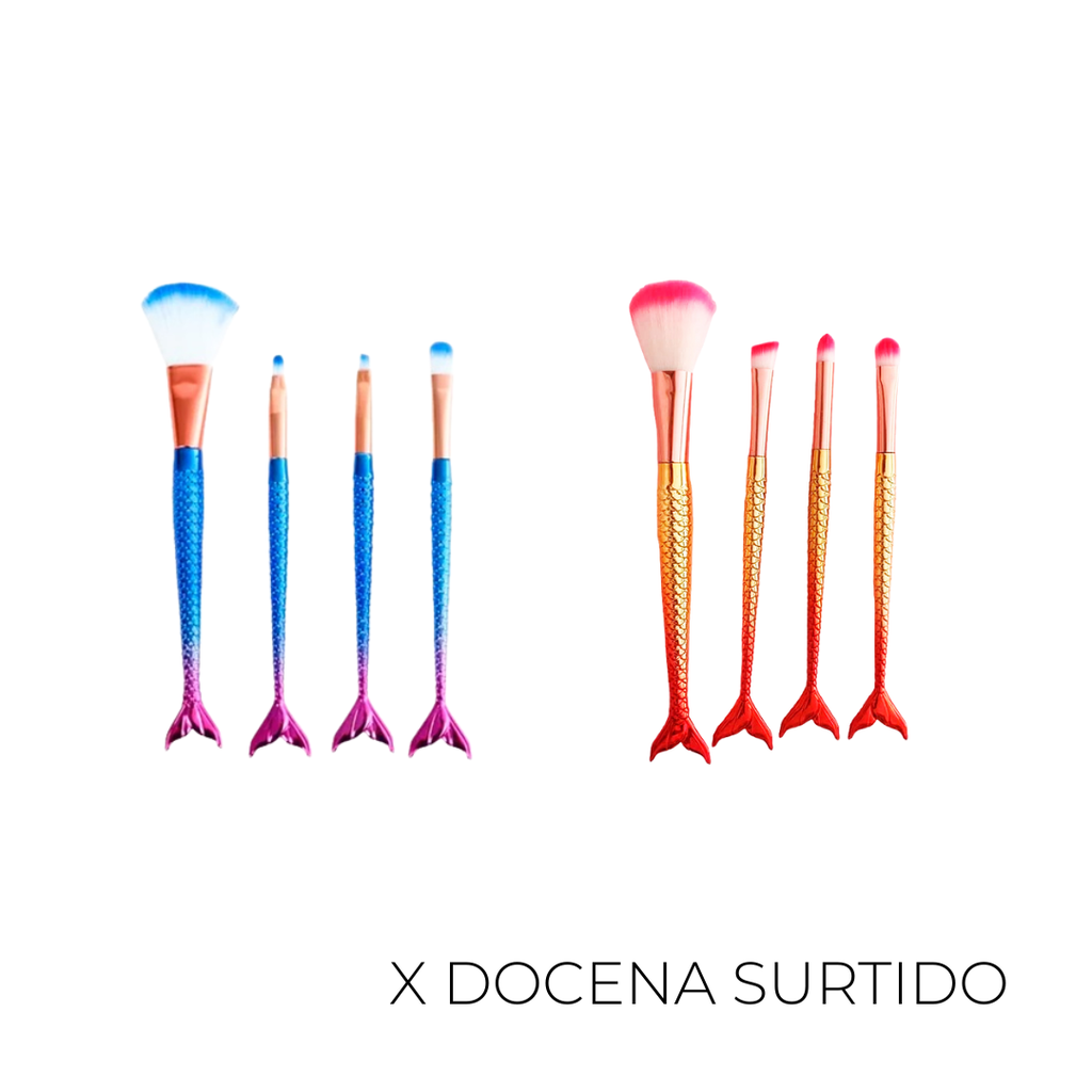 SET BROCHA MAKE UP SIRENA X12