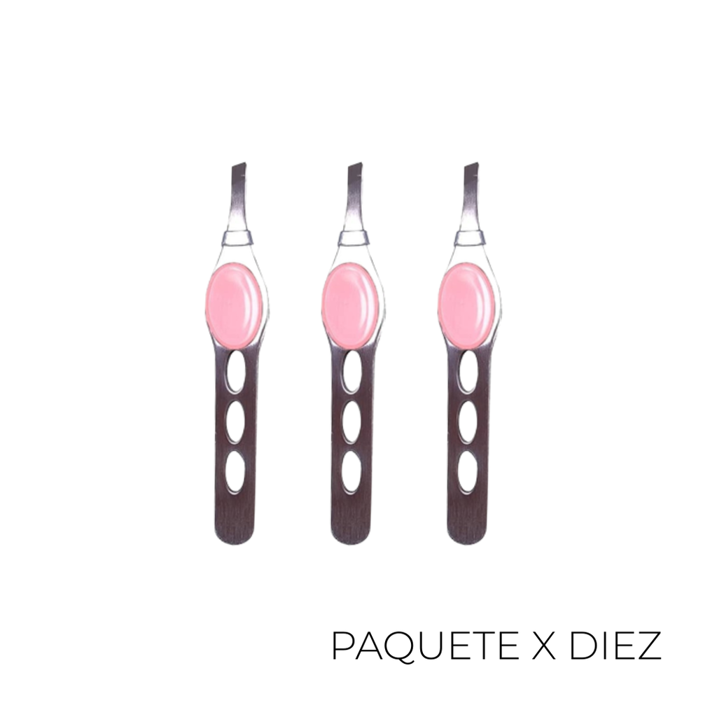 PINZA PARA DEPILAR PAQUETE X10