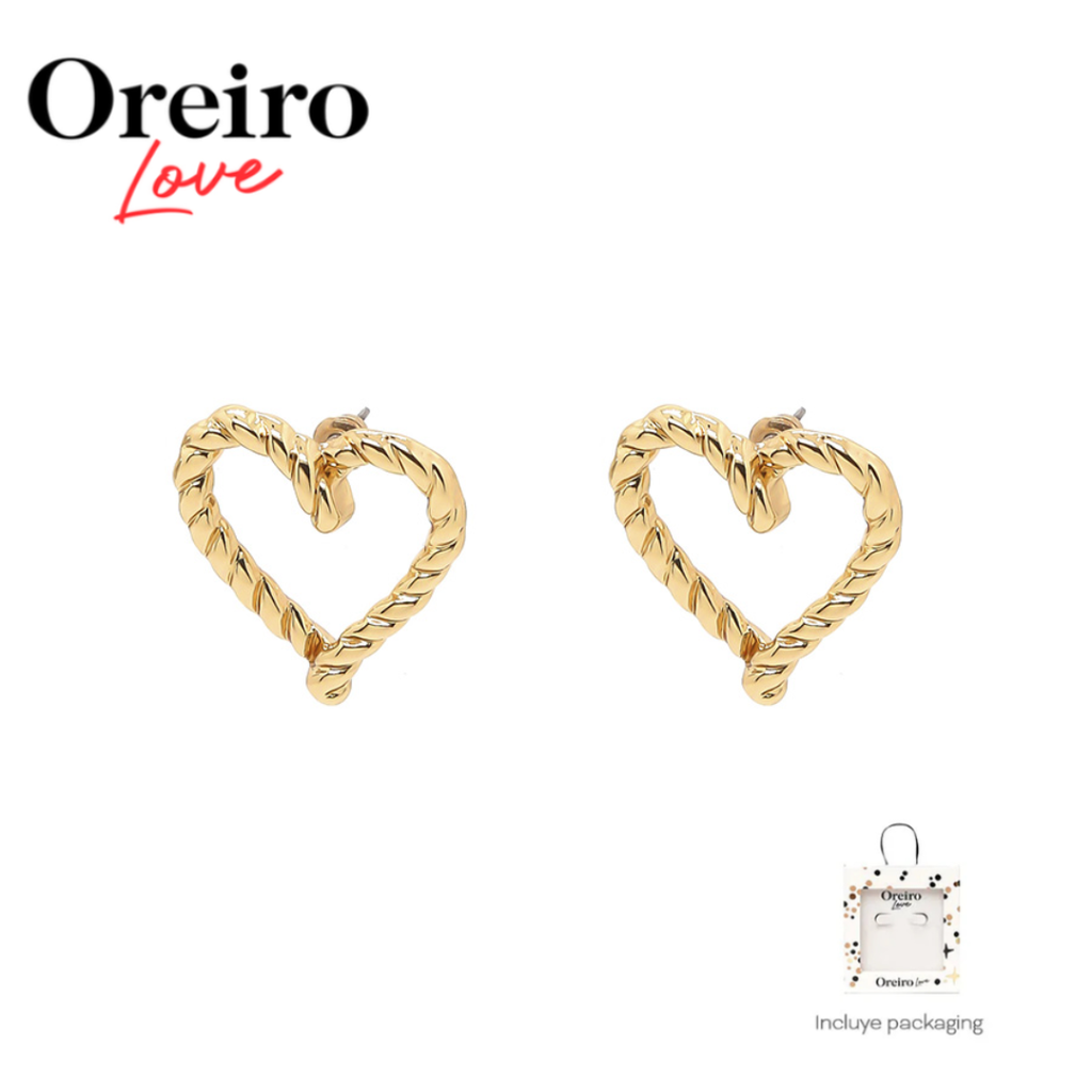 AROS LAS OREIRO CORAZON CON PACKAGING