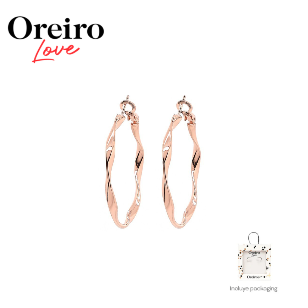 AROS OVALADOS OREIRO LOVE + PACKAGING