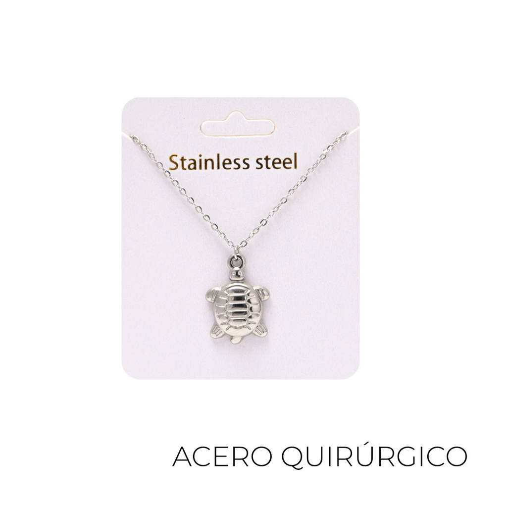 COLLAR TORTUGA ACERO QUIRURGICO