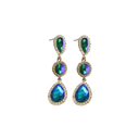 AROS COLGANTE CON PIEDRAS