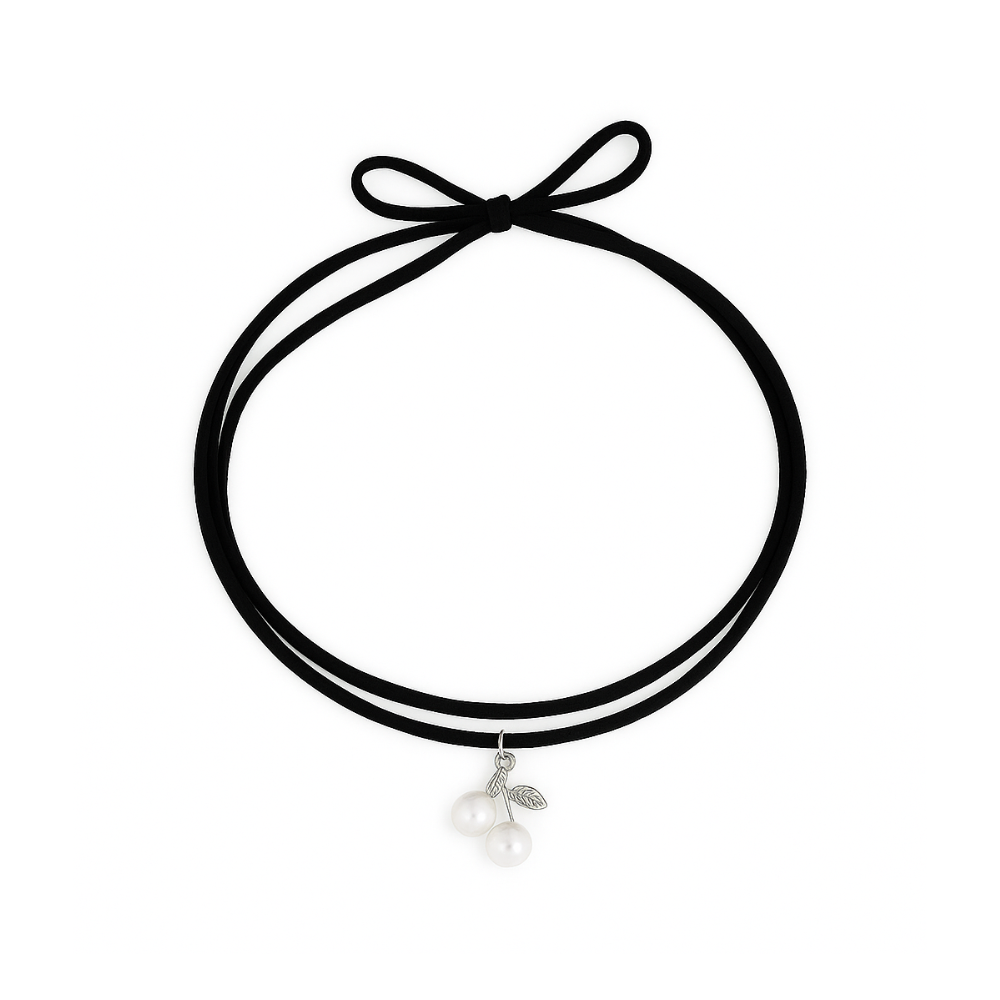 COLLAR CHOKER DIJE CHERRY