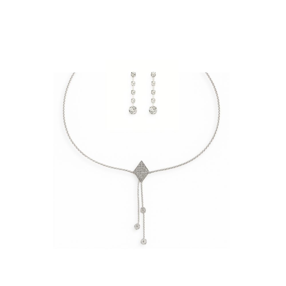 SET COLLAR + AROS STRASS FINO