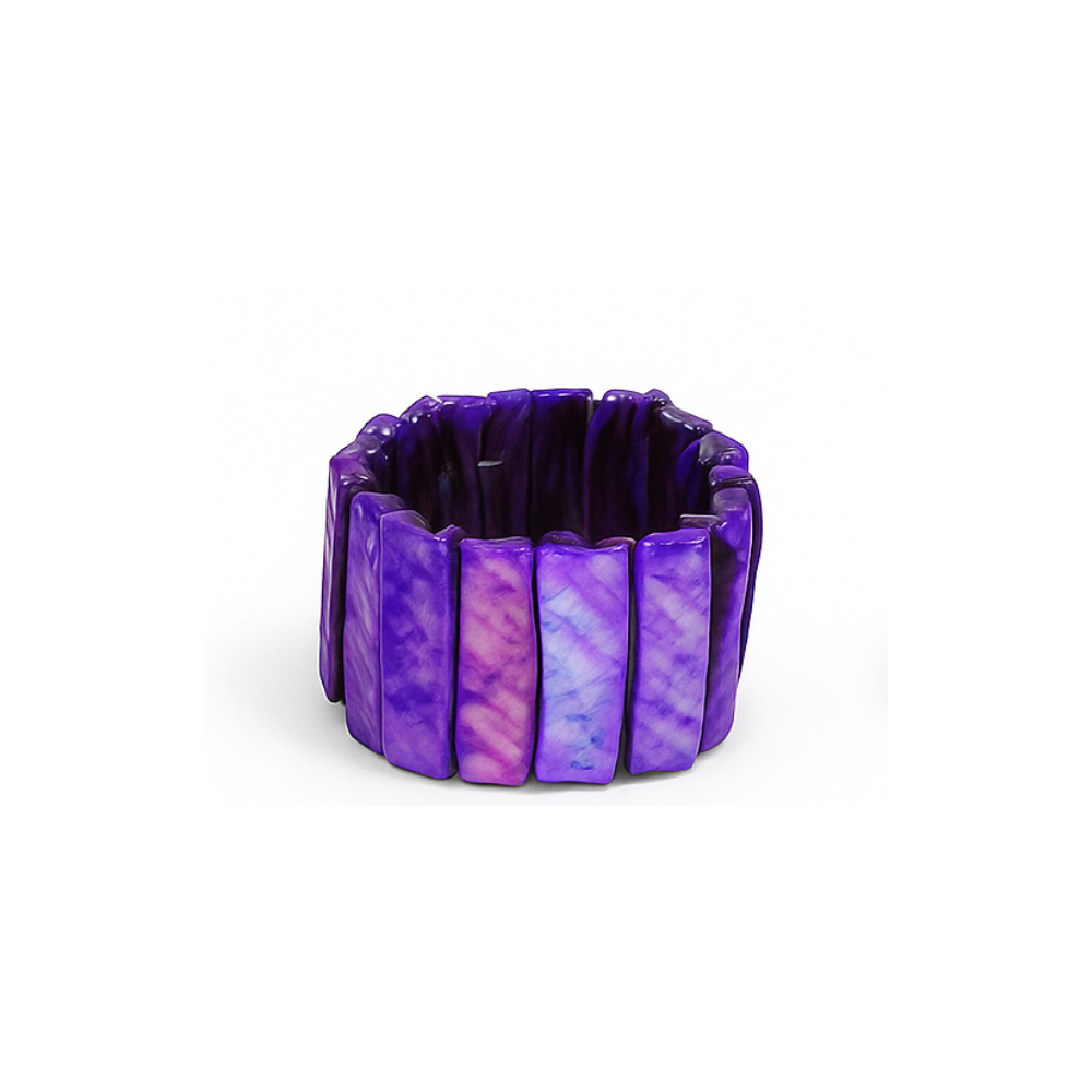 PULSERA FINA DE NACAR ELASTIZADA