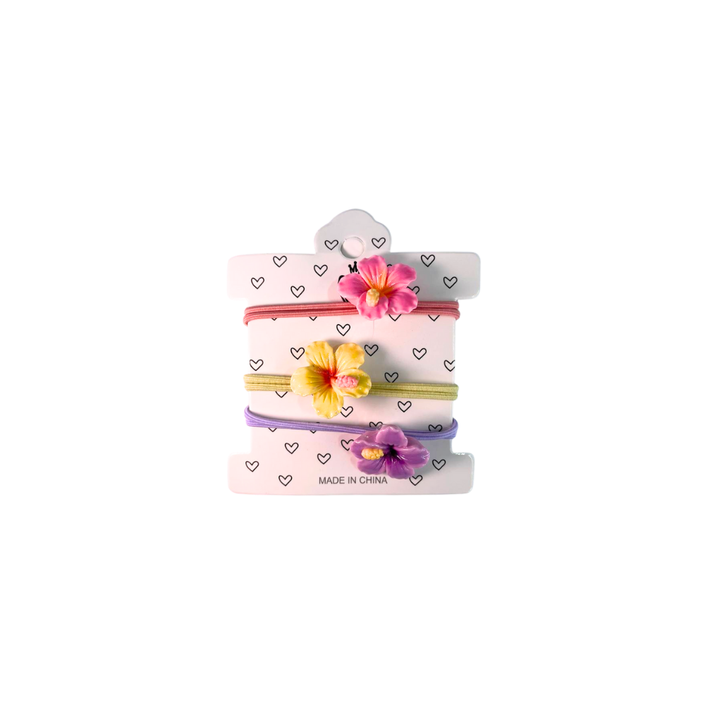 SET COLERO APLIQUE FLOR X3