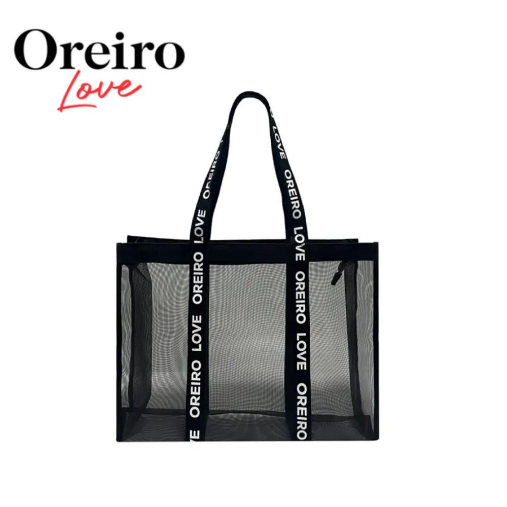 BOLSO DE PLAYA + NECESER OREIRO LOVE