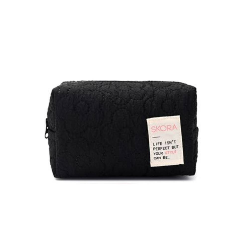 PORTACOSMETICO WAFFLE FLORES SKORA