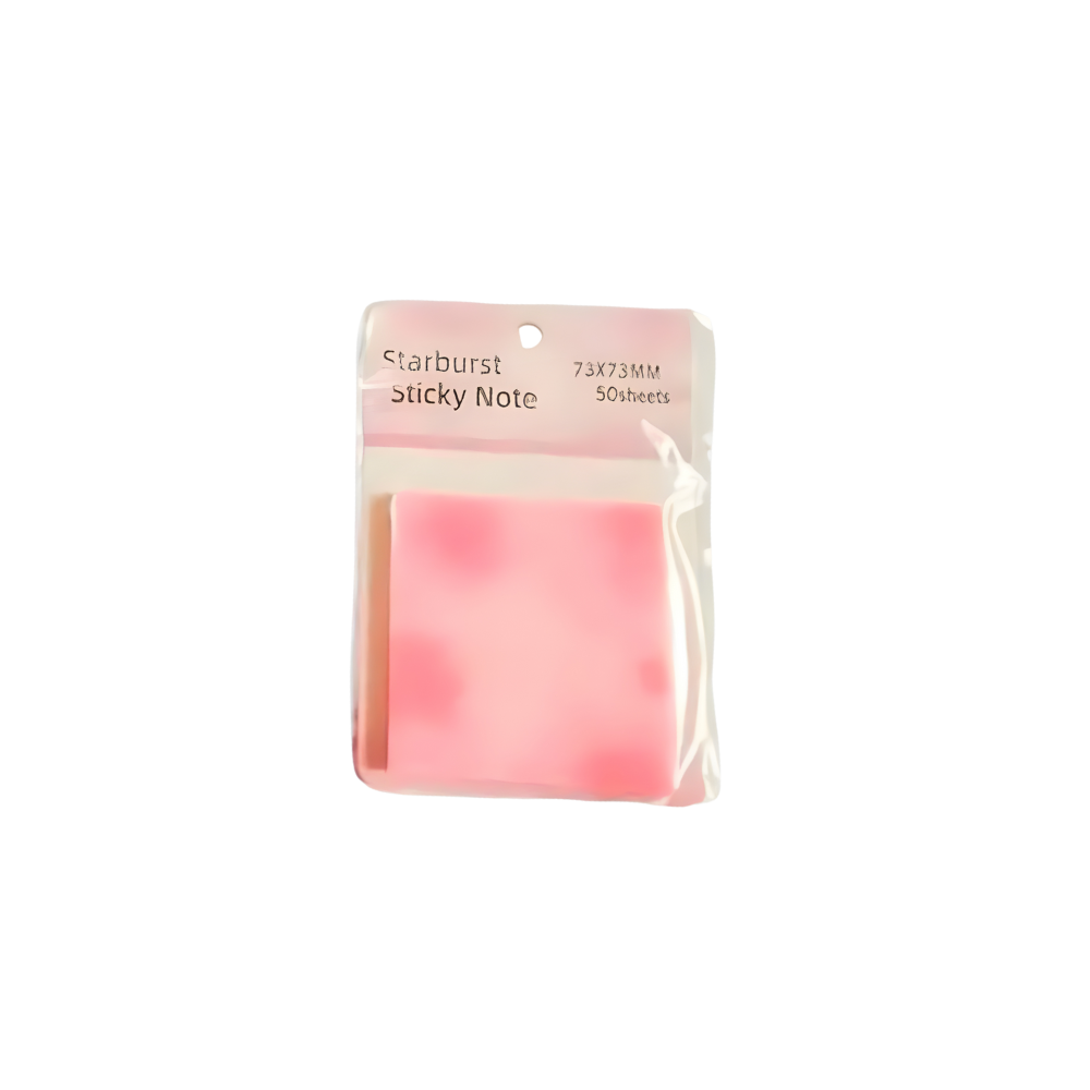 POST IT TRANSPARENTE CON GLITTER