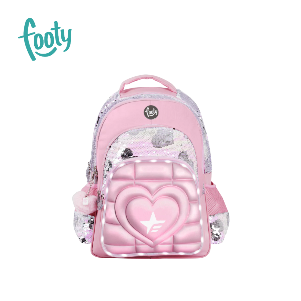 MOCHILA 18" BIG KIDS HEART FOOTY