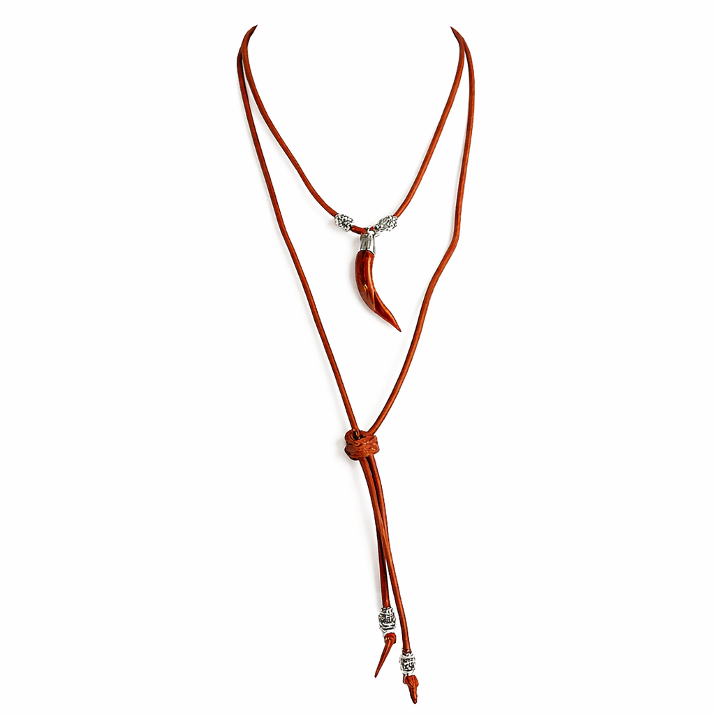 COLLAR CHOKER CON DIJE COLMILLO