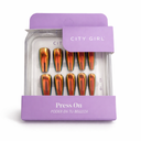 UÑAS PRESS ON BALLERINA CHROME