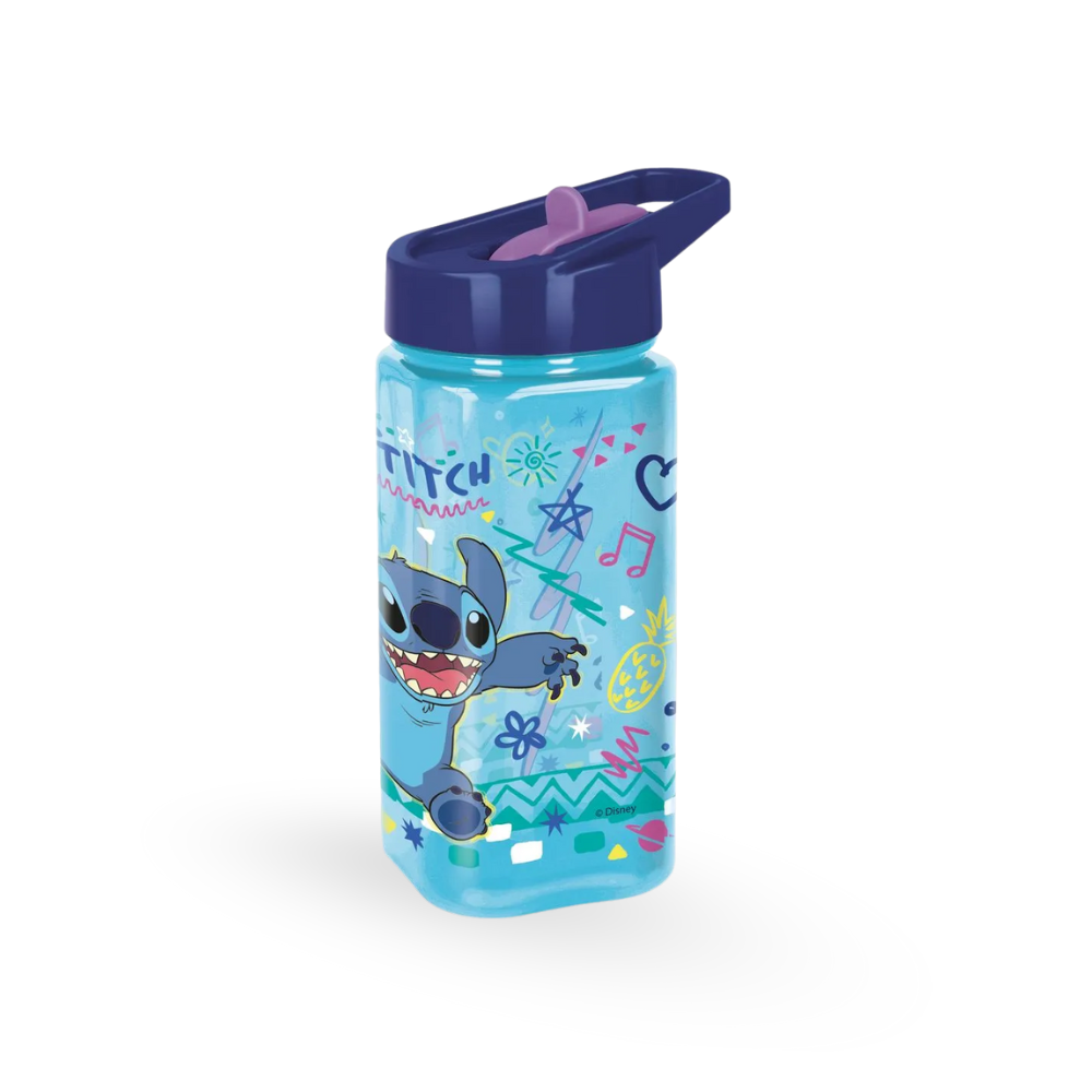 BOTELLA CON PICO BEBEDOR LILO Y STITCH