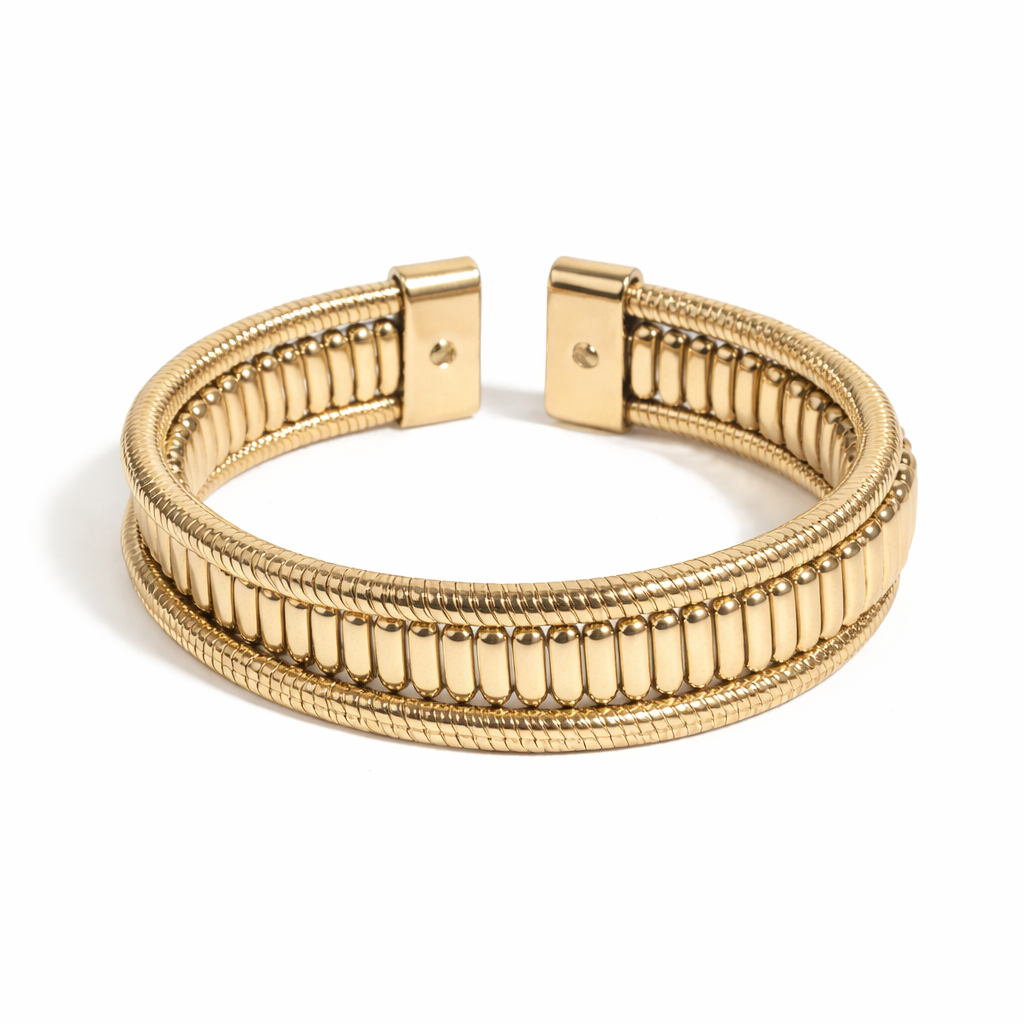 PULSERA METALICA FLEX COLOR LISO