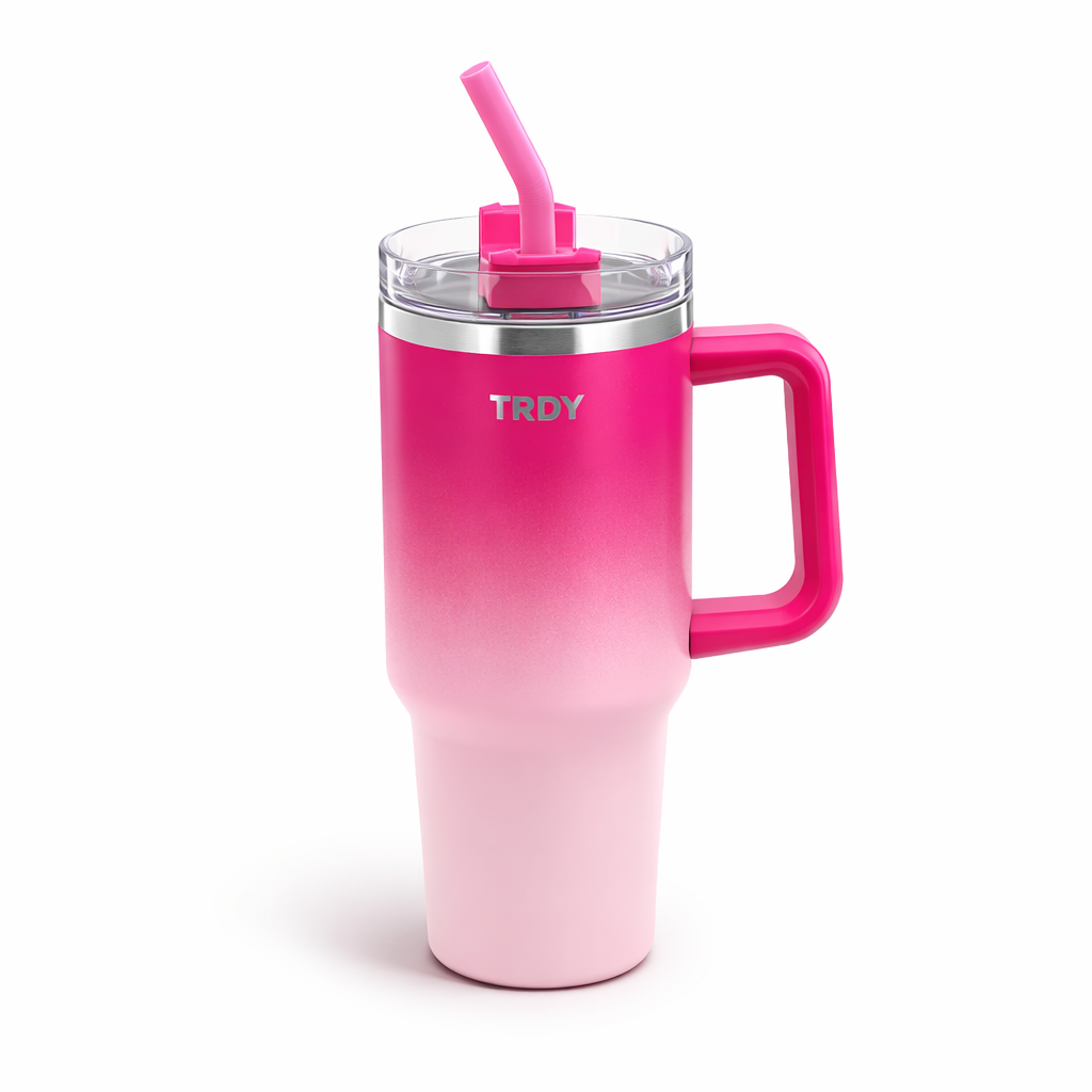 VASO TERMICO CON SORBETE METALICO TRENDY