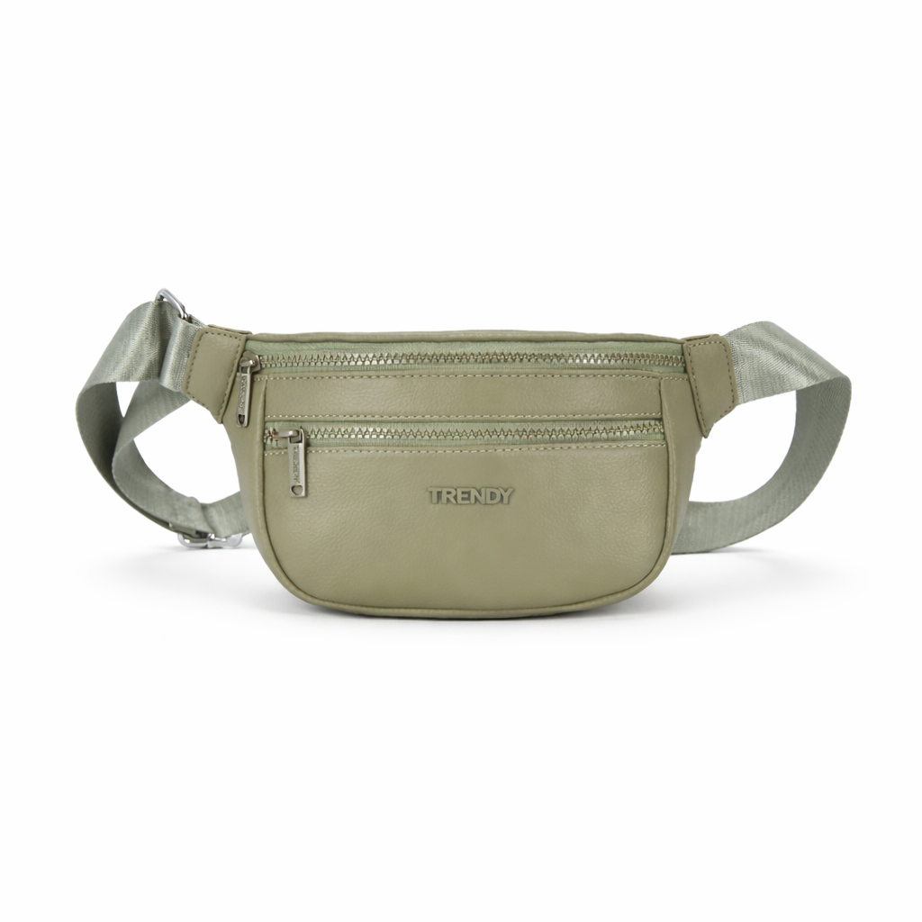 RIÑONERA COLOR LISO APLIQUE TRENDY