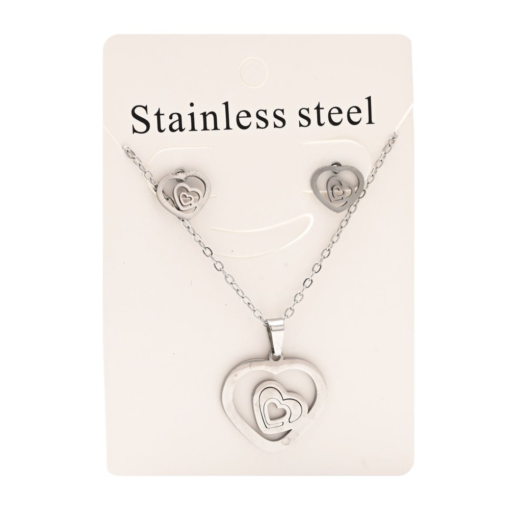 SET CADENA + AROS ACERO QUIRURGICO