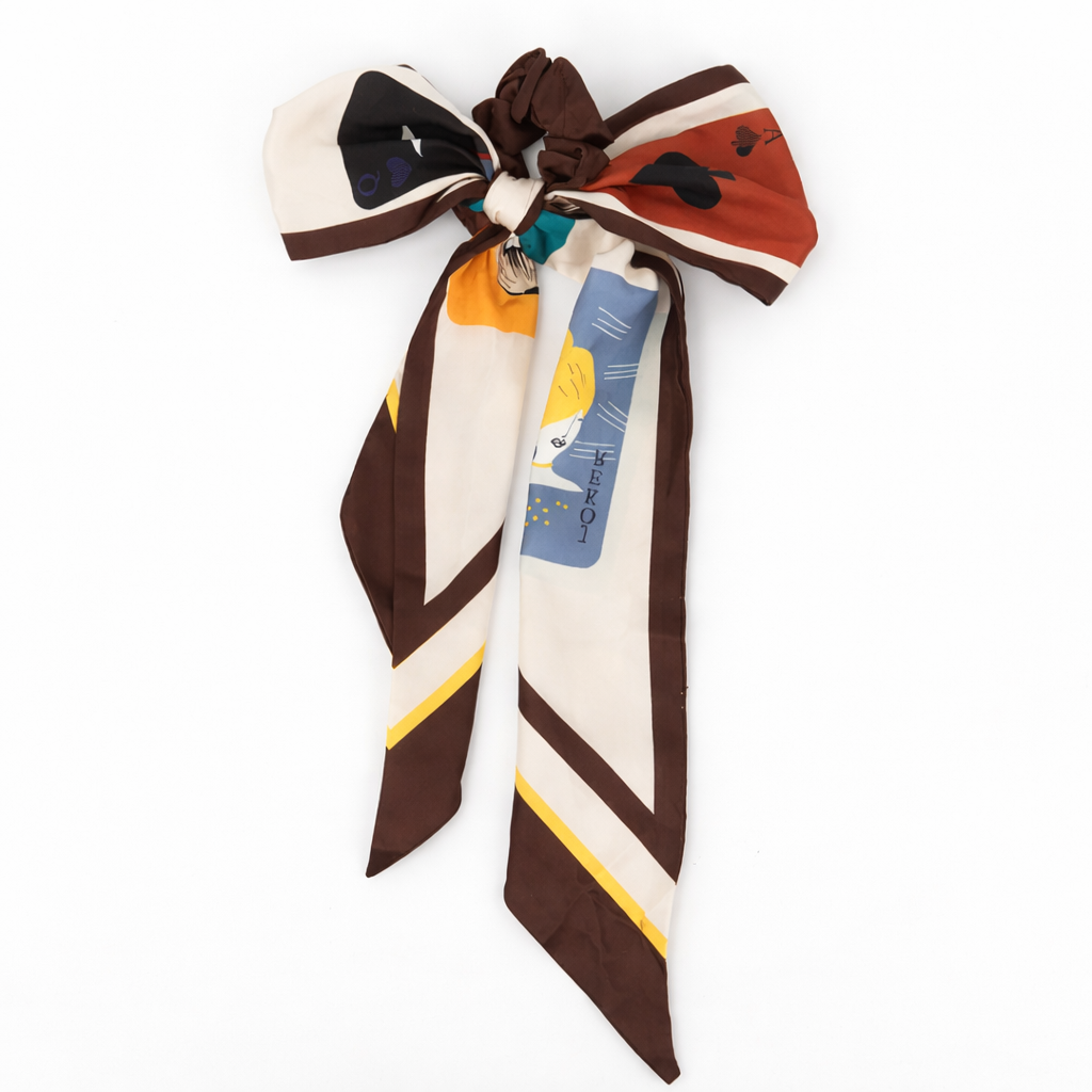 COLERO SCUNZI MOÑO PAÑUELO DE SEDA