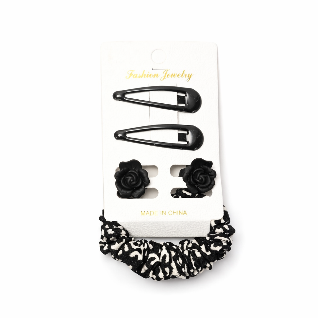 SET DE COLERO BROCHE TIC TAC ANIMAL PRINT