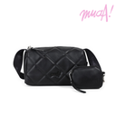 CARTERA CON RELIEVE + POUCH MUAA