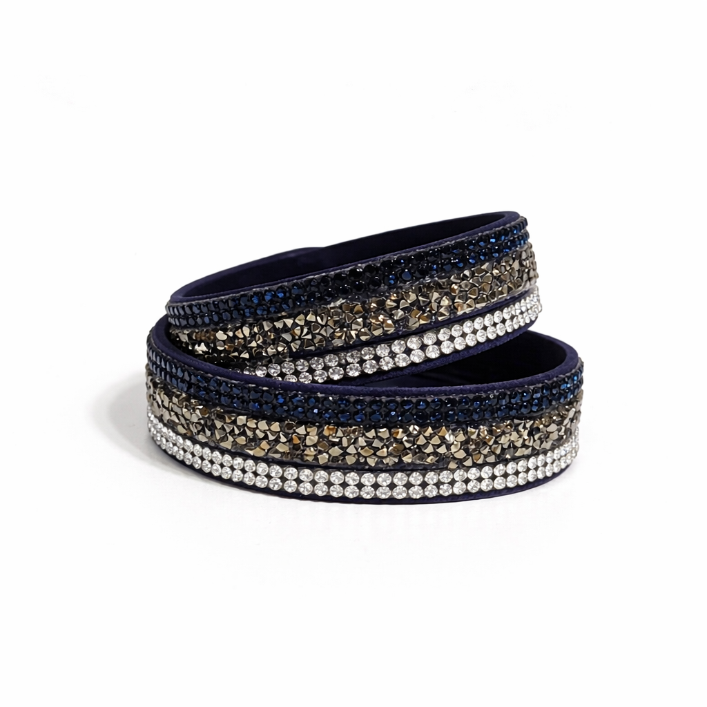 PULSERA LARGA CON STRASS