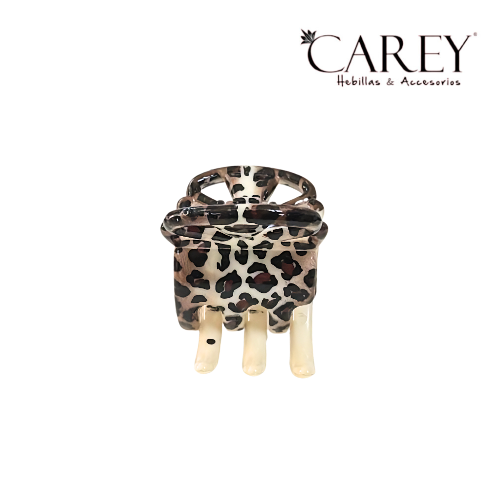 PINZA 3 DENTES SIMPLE SURTIDO ANIMAL PRINT