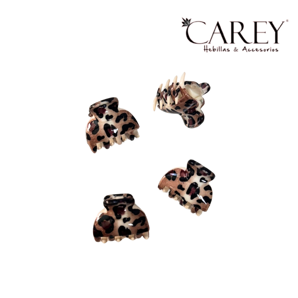 PINZA MINI BOMBE ANIMAL PRINT