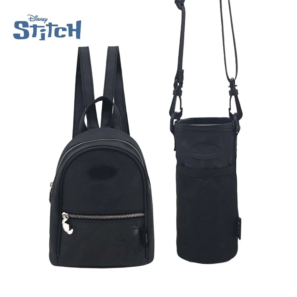 MOCHILA Y PORTABOTELLA STITCH DISNEY
