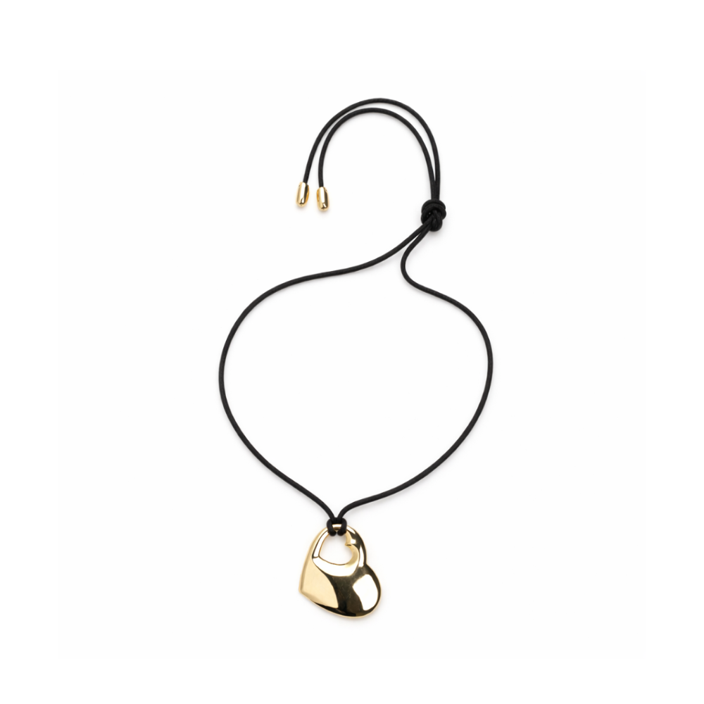 COLLAR CHOKER DIJE CORAZON GRANDE