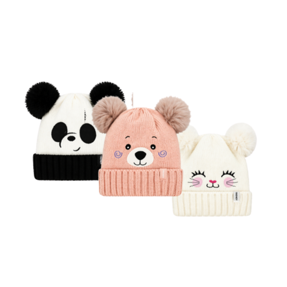 GORRO INFANTIL KAWAII POMPON TRENDY