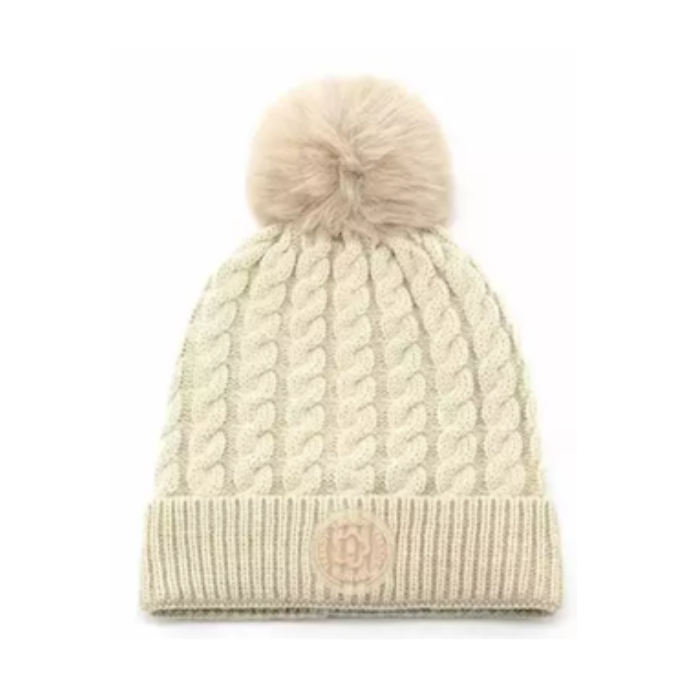GORRO POMPON APLIQUE TRENDY
