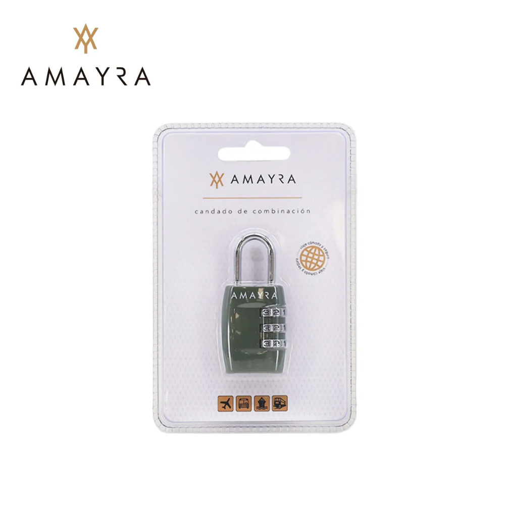 CANDADO CON COMBINACION AMAYRA