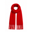 BUFANDA NUBE CON FLECOS COLOR LISO