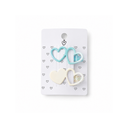 SET HEBILLAS X2 DOBLE CORAZON